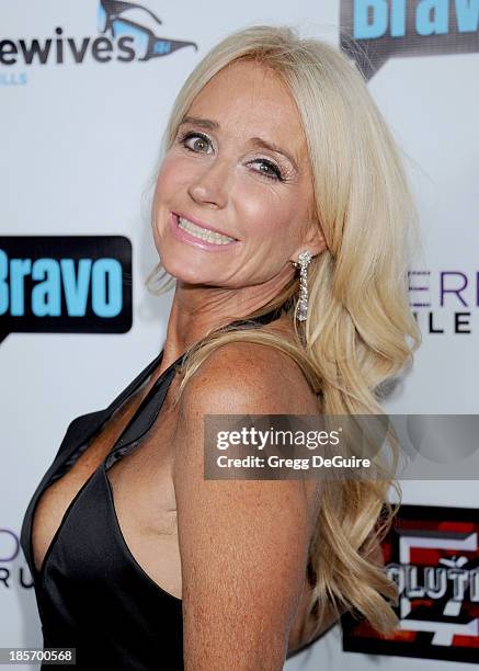 Actress/TV personality Kim Richards arrives at "The Real Housewives Of Beverly Hills" And "Vanderpump Rules" premiere party at Boulevard3 on October...