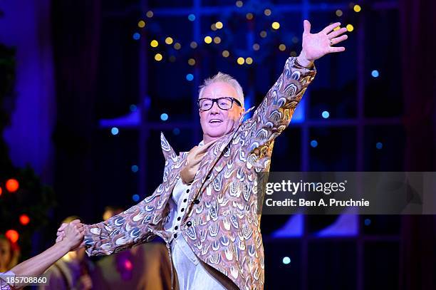 Keith Chegwin performs during a photocall to launch 'The Nutcracker On Ice' at London Palladium on October 24, 2013 in London, England.