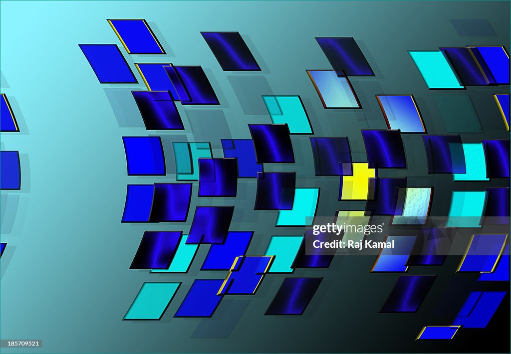 Creativity Design Square Curved Squares Creative Abstract Design High-Res Vector Graphic - Getty ...