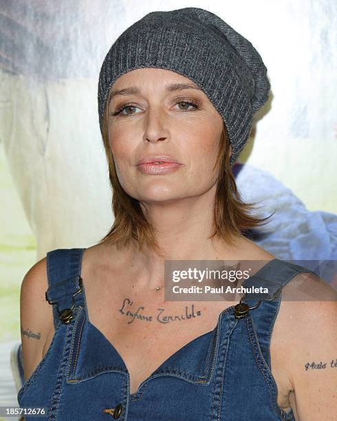 Actress Georgina Cates attends the Los Angeles premiere of "Bad Grandpa: Presented by Jackass" at TCL Chinese Theatre on October 23, 2013 in...