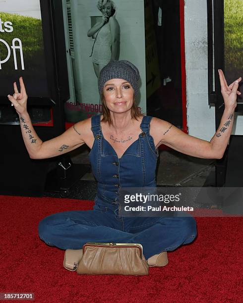 Actress Georgina Cates attends the Los Angeles premiere of "Bad Grandpa: Presented by Jackass" at TCL Chinese Theatre on October 23, 2013 in...