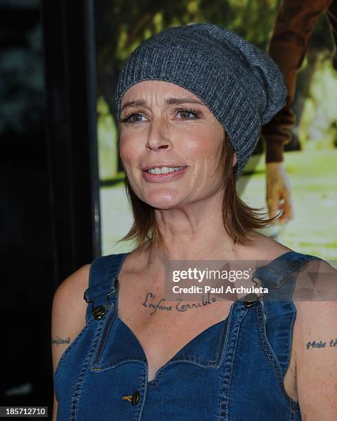 Actress Georgina Cates attends the Los Angeles premiere of "Bad Grandpa: Presented by Jackass" at TCL Chinese Theatre on October 23, 2013 in...