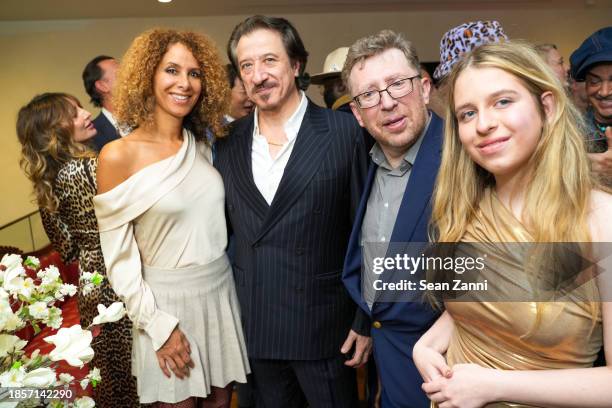 Yvonne Maria Schaefer, Federico Castelluccio, Mark Minevich and guest attend Ice-T and Noel Ashman host Mark Minevich's book “Our Planet Powered by...