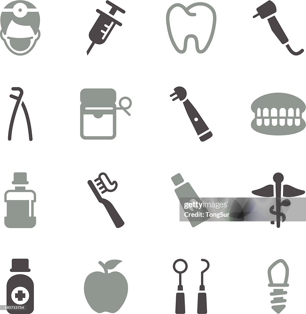 Dental Icons - Color Series