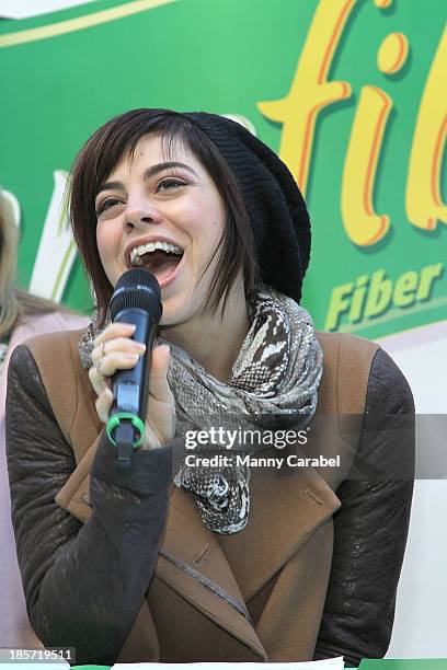 Actress Krysta Rodriguez attends as a judge for the Benefiber cooking competiton hosted by Bravo's Top Chef All Star winner Richard Blais at Herald...