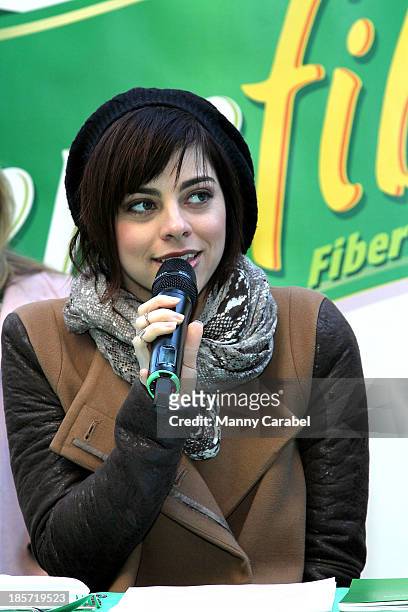 Actress Krysta Rodriguez attends as a judge for the Benefiber cooking competiton hosted by Bravo's Top Chef All Star winner Richard Blais at Herald...