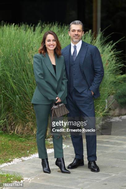 In this image released on Dec. 15th, Matilde Gioli and Luca Argentero attend the photocall for the tv series "DOC. Nelle Tue Mani" at RAI on December...