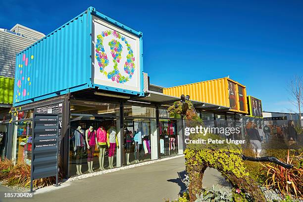 Container Precinct 39 Container Mall Christchurch Stock Photos, High-Res Pictures, and ...
