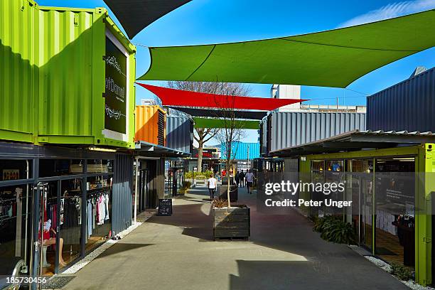 Container Precinct 39 Container Mall Christchurch Stock Photos, High-Res Pictures, and ...