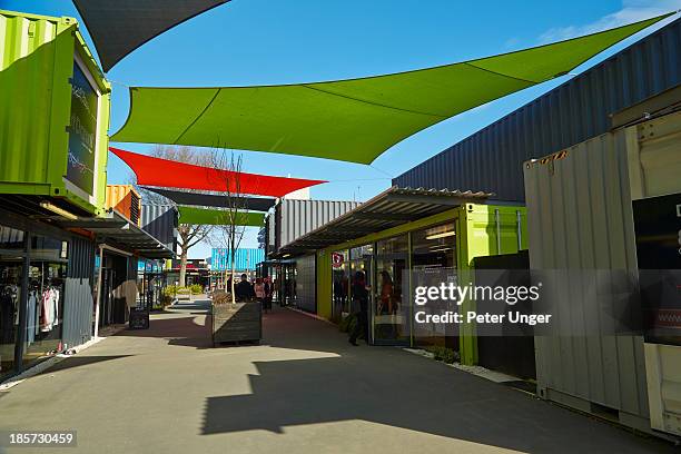 Container Precinct 39 Container Mall Christchurch Stock Photos, High-Res Pictures, and ...