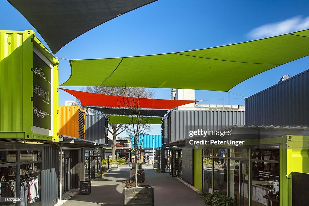 Container Precinct Restart Container Shopping Precinct High-Res Stock Photo - Getty Images
