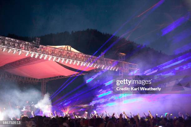 concert music festival - ketchum idaho stock pictures, royalty-free photos & images