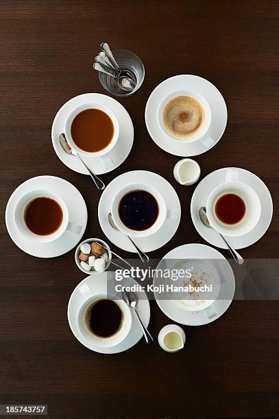 Several Cups Multiple Coffee Cups Photos and Premium High Res Pictures - Getty Images