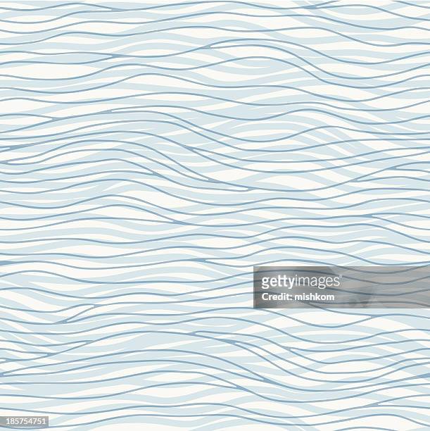 abstract seamless pattern - consistent waves stock illustrations