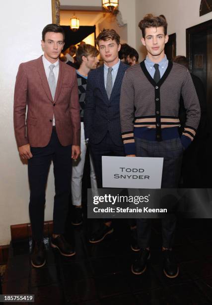 General view of atmosphere at the CFDA/Vogue Fashion Fund Fashion Show Backstage Beauty by MAC Cosmetics and Living Proof at Chateau Marmont on...