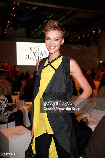 Verena Mundhenke attends the Audi Fashion Award 2013 at Magnus Hall Hamburg on October 24, 2013 in Hamburg, Germany.