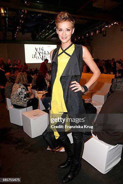 Verena Mundhenke attends the Audi Fashion Award 2013 at Magnus Hall Hamburg on October 24, 2013 in Hamburg, Germany.