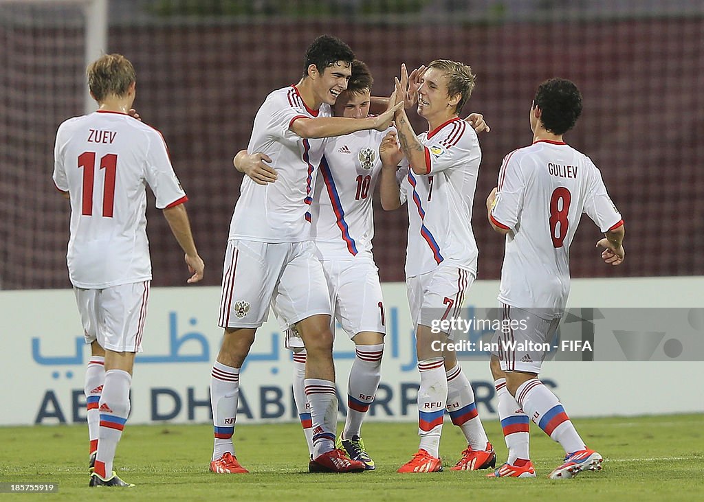 Venezuela v Russia: Group D - FIFA U-17 World Cup UAE 2013