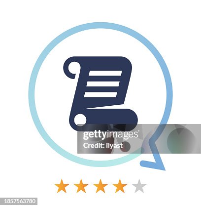 Script Vector Icon Script Vector Icon