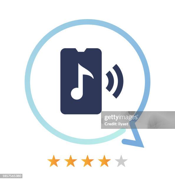 ringtone vector icon - mute button stock illustrations