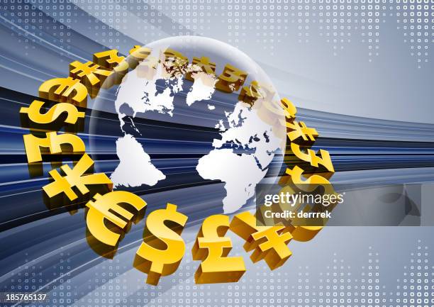 global business - african market stock illustrations