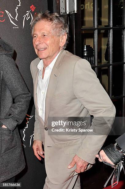 Roman Polanski arrives to the 'Beauty and the Beast' Paris Premiere at Theatre Mogador on October 24, 2013 in Paris, France.