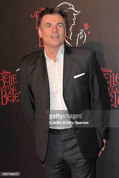 Bruno Gaccio attends the 'Beauty and the Beast' Paris Premiere at Theatre Mogador on October 24, 2013 in Paris, France.