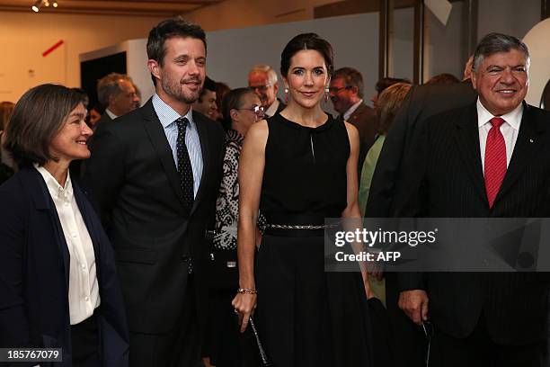 Prince Frederik and Princess Mary of Denmark attend the launch of MADE and Architecture makes the City with Opera House CEO Louise Herron and...