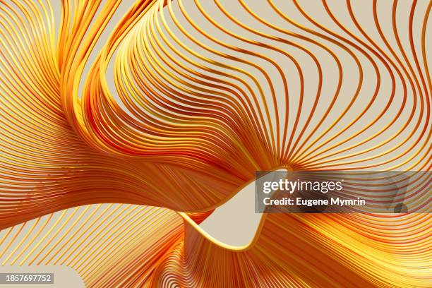digital generated image of abstract network cables. vibrant digital ropes and knots. - different colours stock pictures, royalty-free photos & images