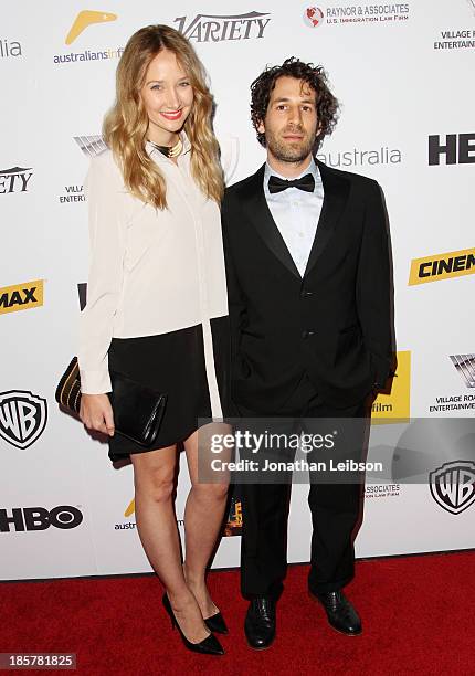 Director Spencer Susser and guest attend the 2nd Annual Australians in Film Awards Gala at Intercontinental Hotel on October 24, 2013 in Beverly...