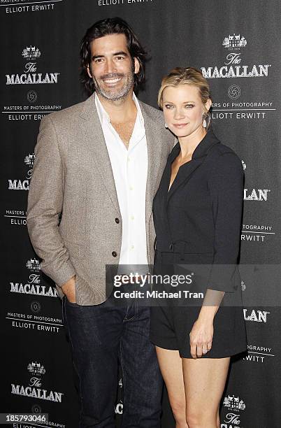 Carter Oosterhouse and Amy Smart arrive at the debut of the 4th Edition of The Macallan Masters of Photography series by Elliott Erwitt held at Leica...