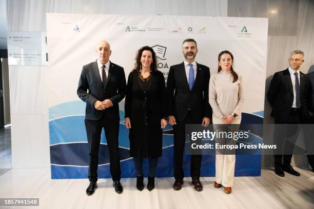 The Minister of Sustainability, Environment and Blue Economy of the Junta de Andalucia, Ramon Fernandez-Pacheco, presides over the family photo...