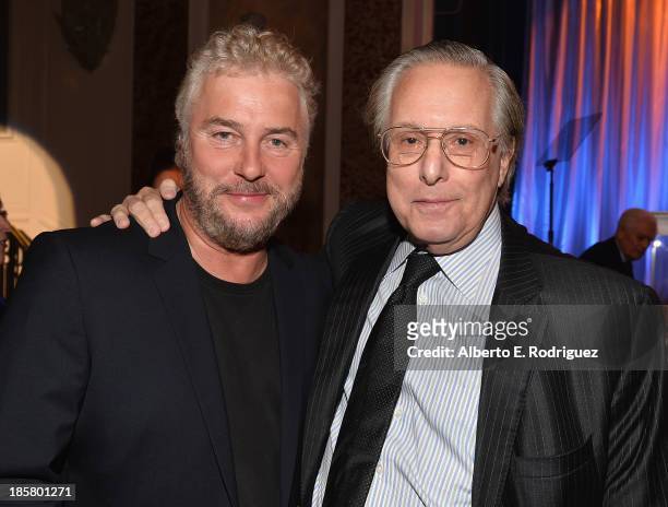 Actor William Petersen and director William Friedkin attend the 2013 UCLA Neurosurgery Visionary Ball at the Beverly Wilshire Four Seasons Hotel on...