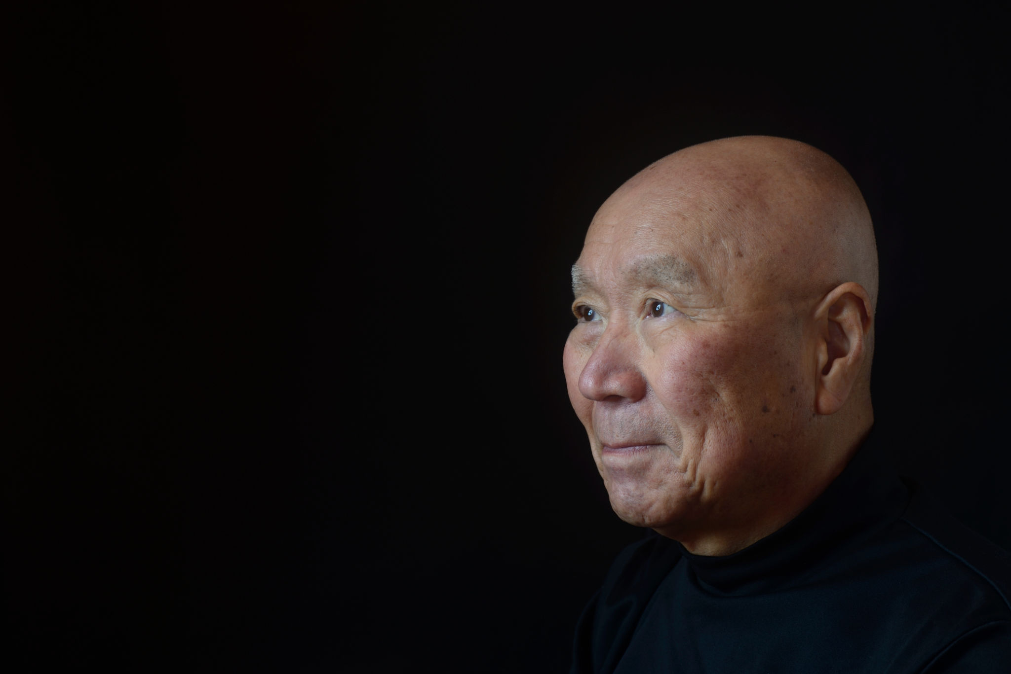 Smiling senior close-up Smiling senior close-up