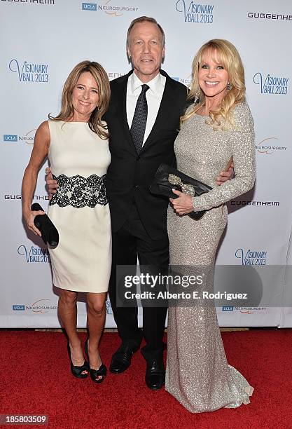 Colleen Martin, Dr. Neil Martin and producer Joan Dangerfield arrive to the 2013 UCLA Neurosurgery Visionary Ball at the Beverly Wilshire Four...