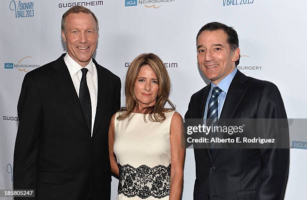 Dr. Neil Martin, Colleen Martin and Rabbi David Wolpe arrive to the 2013 UCLA Neurosurgery Visionary Ball at the Beverly Wilshire Four Seasons Hotel...