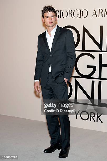 Simon Nessman attends Armani - One Night Only New York at SuperPier on October 24, 2013 in New York City.