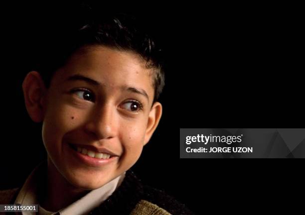 Samuel Esteban Gomez smiles during a interview with authorities of the Guatemalan Institute of Tourism in Guatemala City, Guatemala, 24 October 2000....