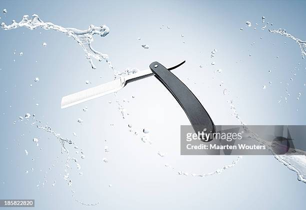 shaving razor blade - straight razor stock pictures, royalty-free photos & images