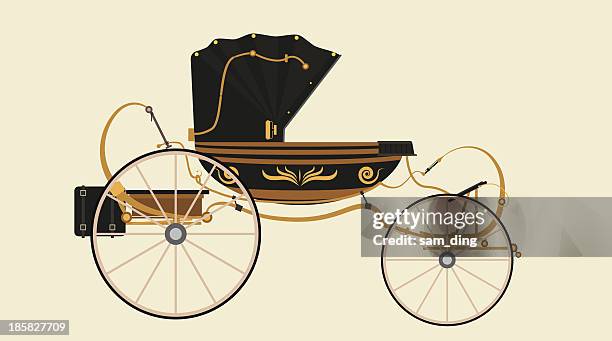 carriage - chariot stock illustrations