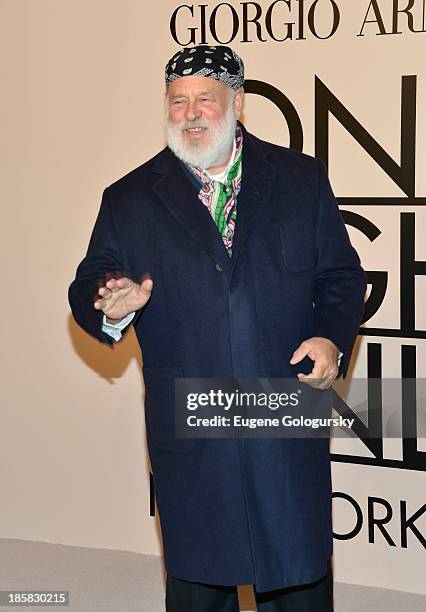 Bruce Weber attends Armani - One Night Only New York at SuperPier on October 24, 2013 in New York City.