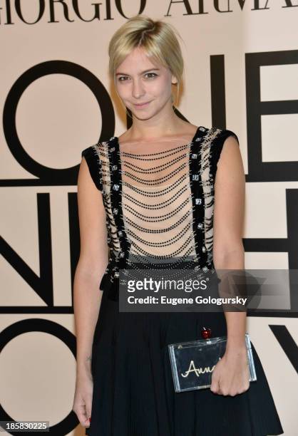 Annabelle Dexter-Jones attends Armani - One Night Only New York at SuperPier on October 24, 2013 in New York City.