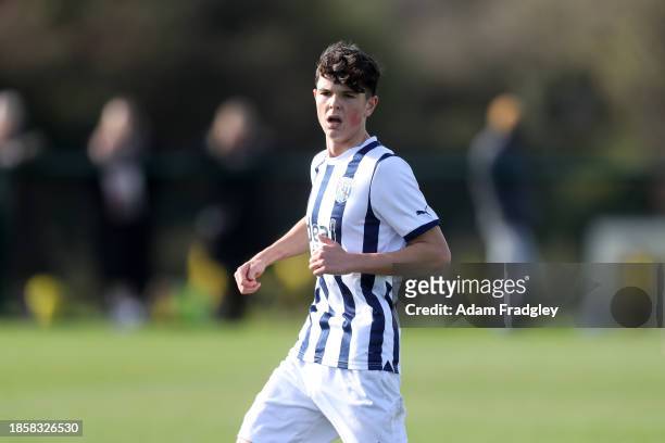 Max Jenner during the U18 Premier League match between West Bromwich Albion v West Ham on October 28, 2023 at the West Bromwich Albion training...