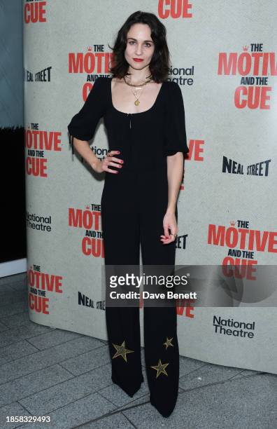 Tuppence Middleton attends the press night after party for "The Motive And The Cue" at Cafe At The Crypt, St-Martins-in-the-Field, on December 18,...