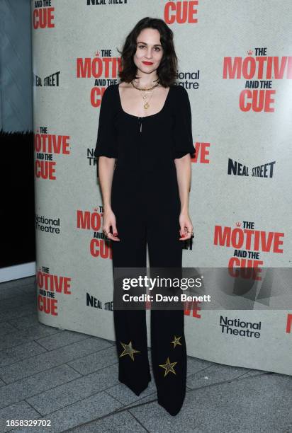 Tuppence Middleton attends the press night after party for "The Motive And The Cue" at Cafe At The Crypt, St-Martins-in-the-Field, on December 18,...