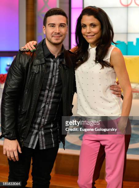Bethenny hosts Vinny Guadagnino, 73-Year-Old Twerking Grandma Joan Wind, Melissa Rycroft, Garcelle Beauvais, and Heather Dubrow at the CBS Broadcast...