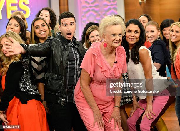 Bethenny hosts Vinny Guadagnino, 73-Year-Old Twerking Grandma Joan Wind, Melissa Rycroft, Garcelle Beauvais, and Heather Dubrow at the CBS Broadcast...