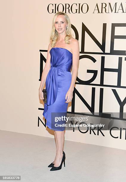 Vanessa Getty attends Armani - One Night Only New York at SuperPier on October 24, 2013 in New York City.