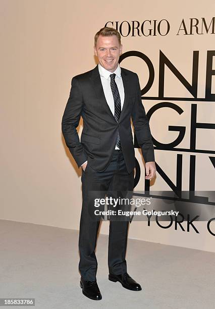 Diego Klattenhoff attends Armani - One Night Only New York at SuperPier on October 24, 2013 in New York City.