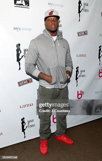 Player Mark Anderson attends the 2nd Annual Breast Cancer Awareness Fundraiser Hosted By "Kicked It In Heels" at Inc. Lounge on October 24, 2013 in...